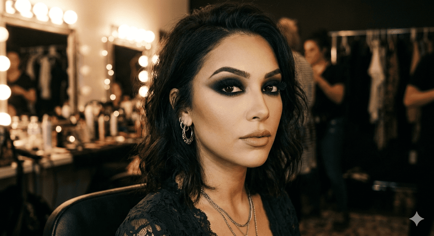 Smoky makeup