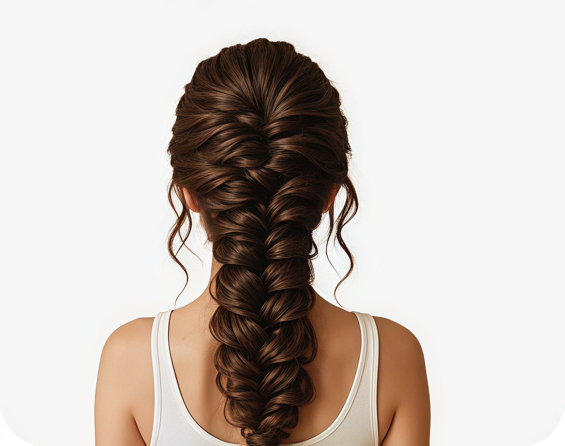 Messy braids