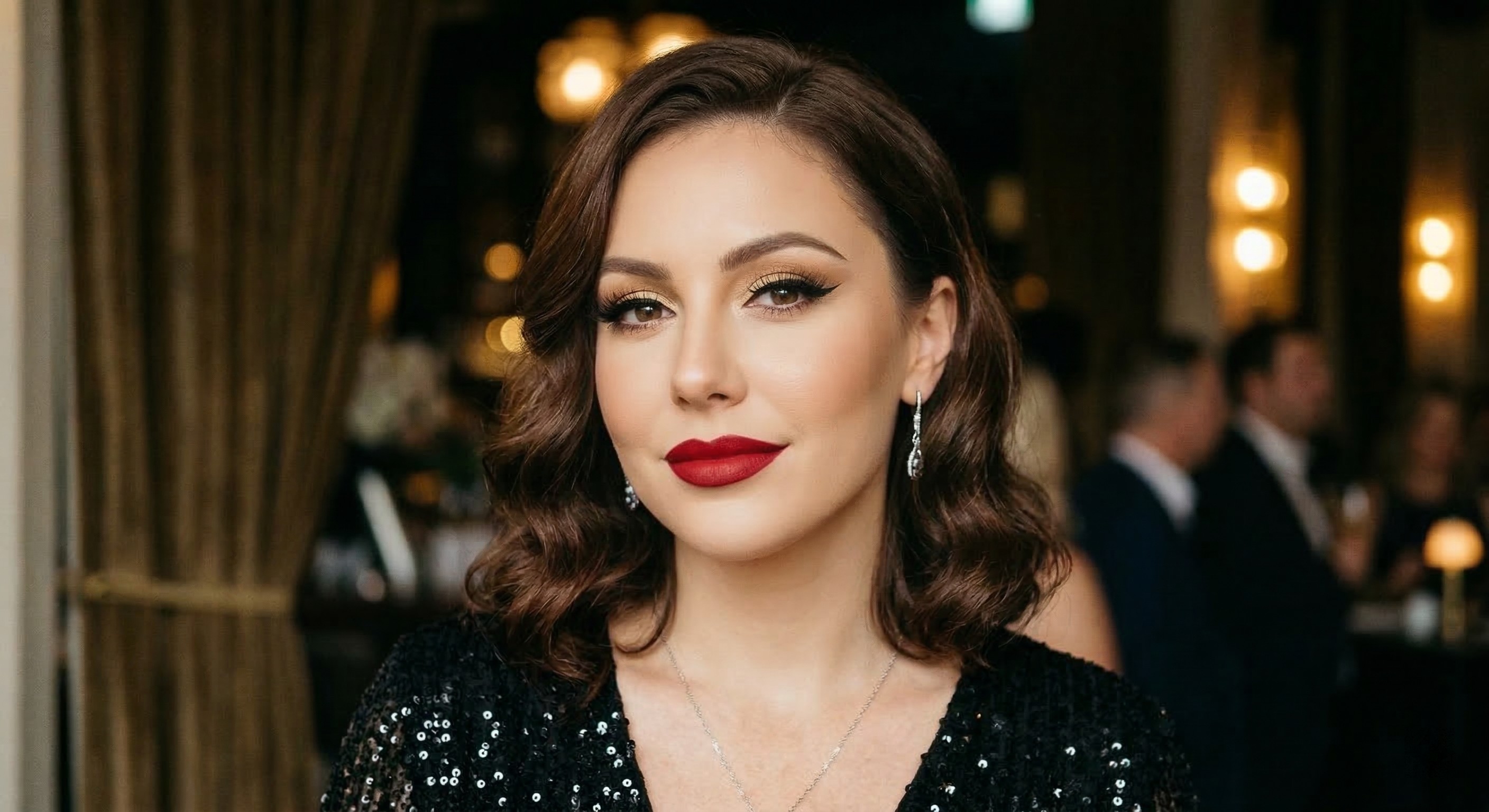 Classic glam makeup