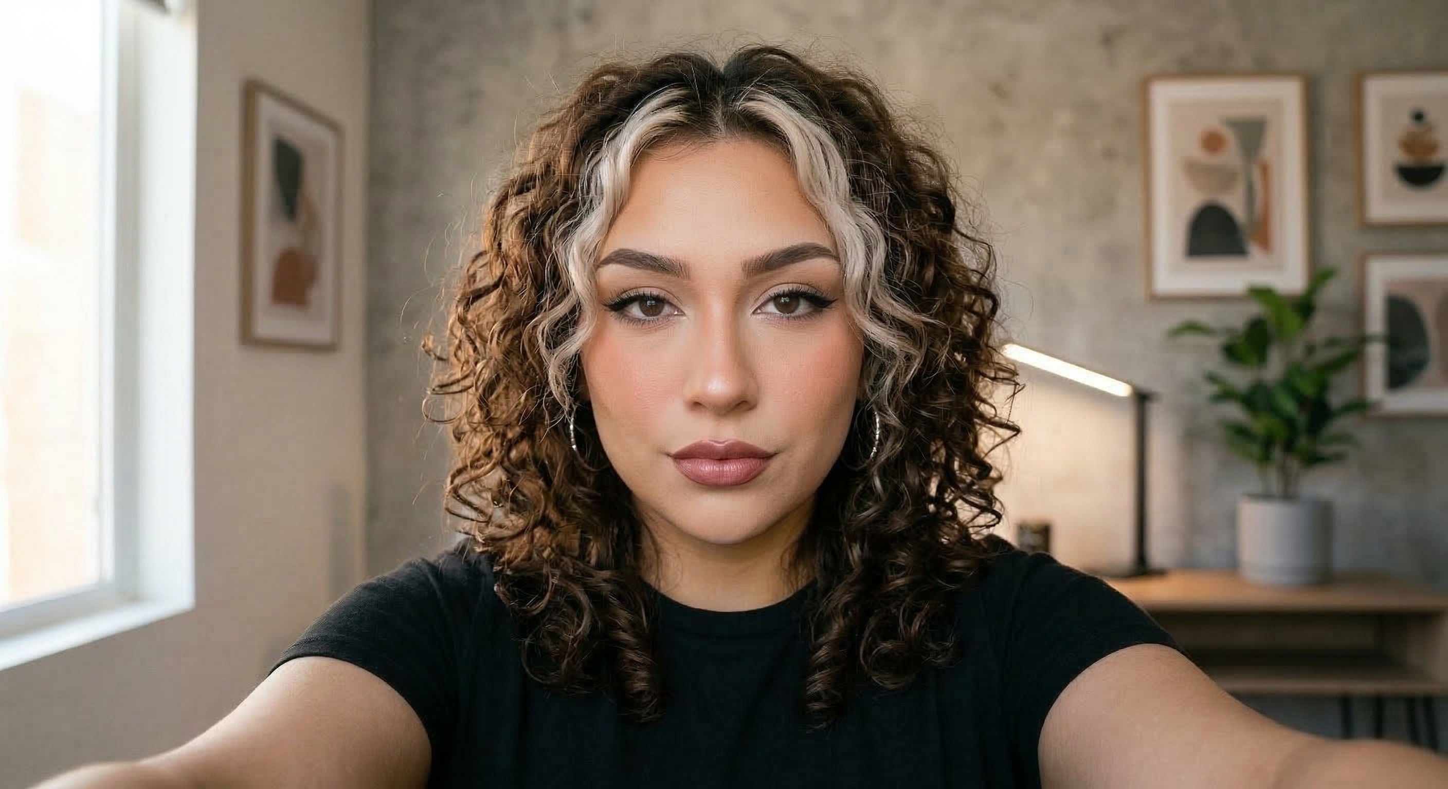 E-girl makeup look