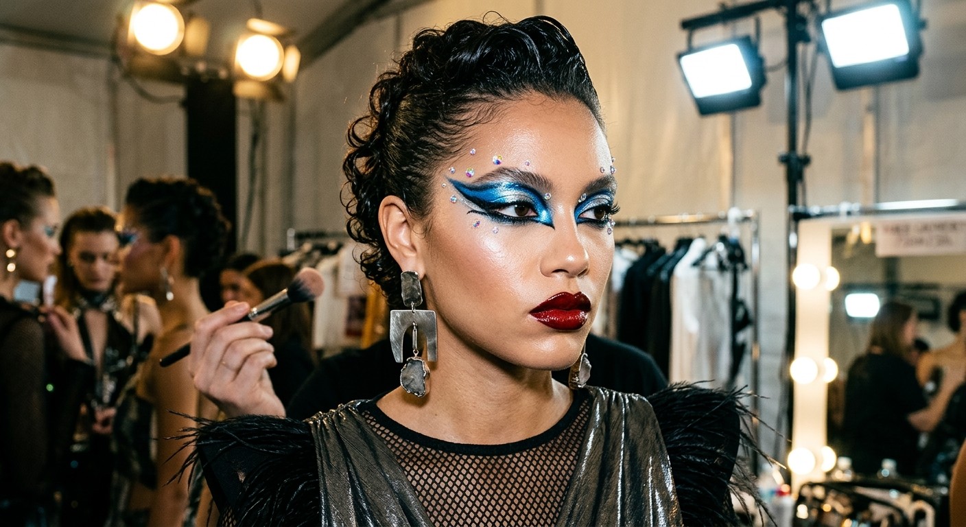 Fashion show makeup